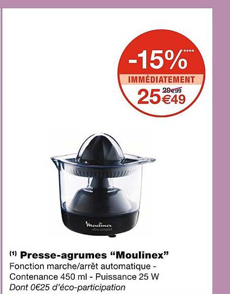 presse-agrumes "moulinex"