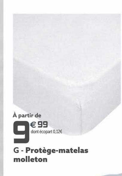 protège-matelas molleton