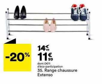 range chaussure extenso