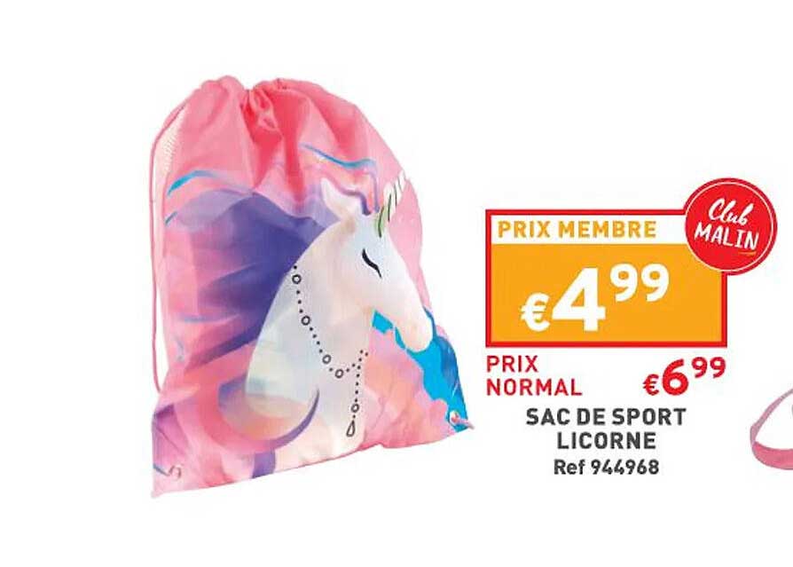 Sac De Sport Licorne