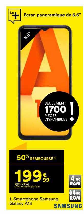 smartphone samsung galaxy a13