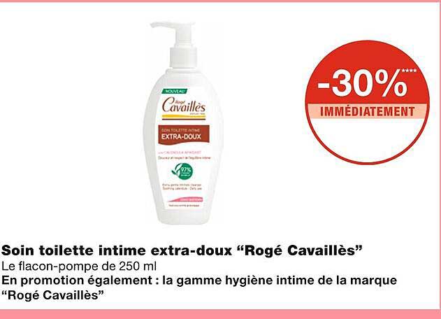 soin toilette intime extra-doux "rogé cavaillès"