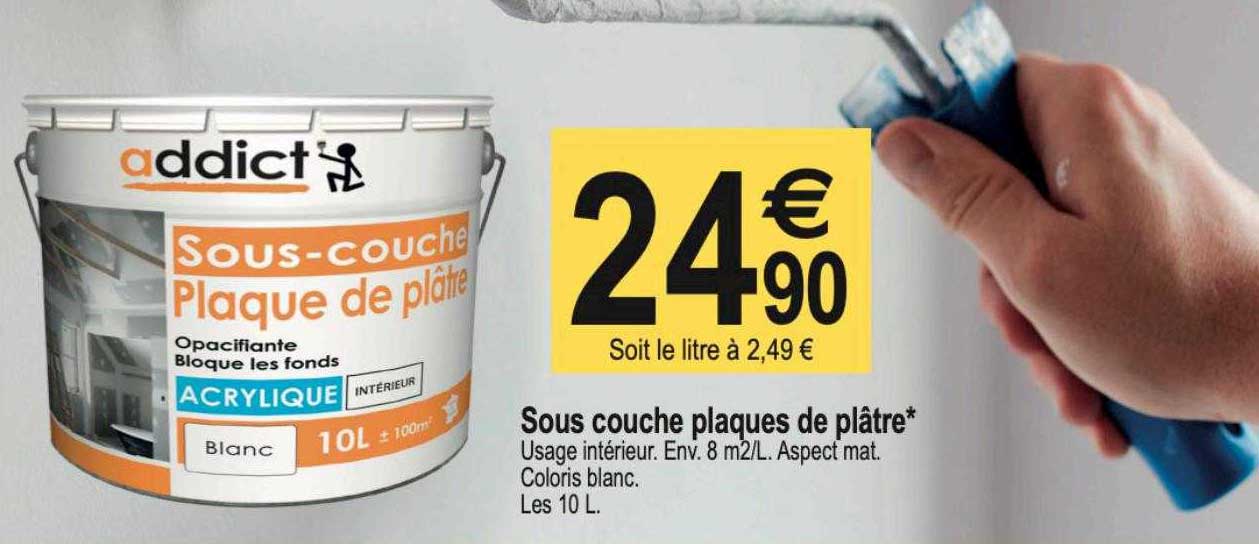 Sous Couche Plaques De Plâtre*