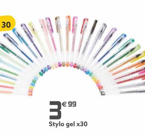 stylo gel x30