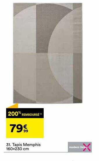 tapis memphis 160 x 230 cm modern living