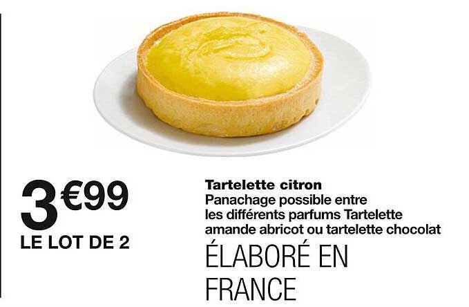 Tartelette Citron