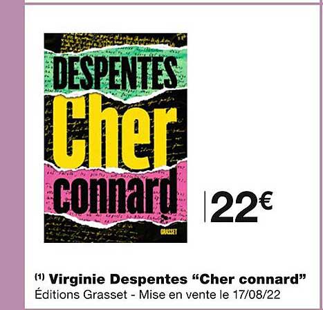 virginie despentes "cher connard"
