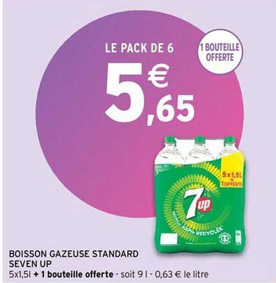 boisson gazeuse standard seven up