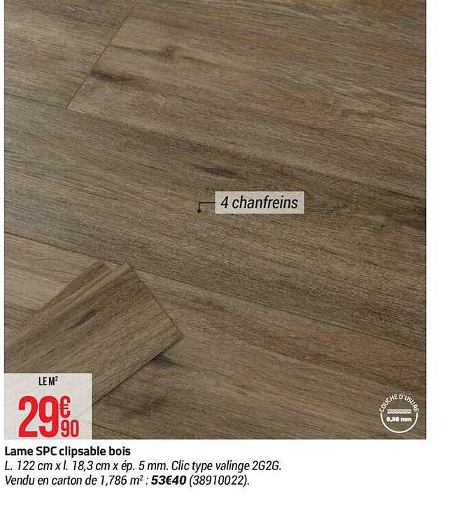 Lampe Spc Clipsable Bois