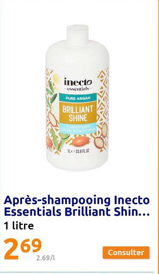 après-shampooing inecto essentials brilliant shine