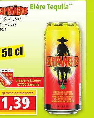 Bière Tequila Companeros