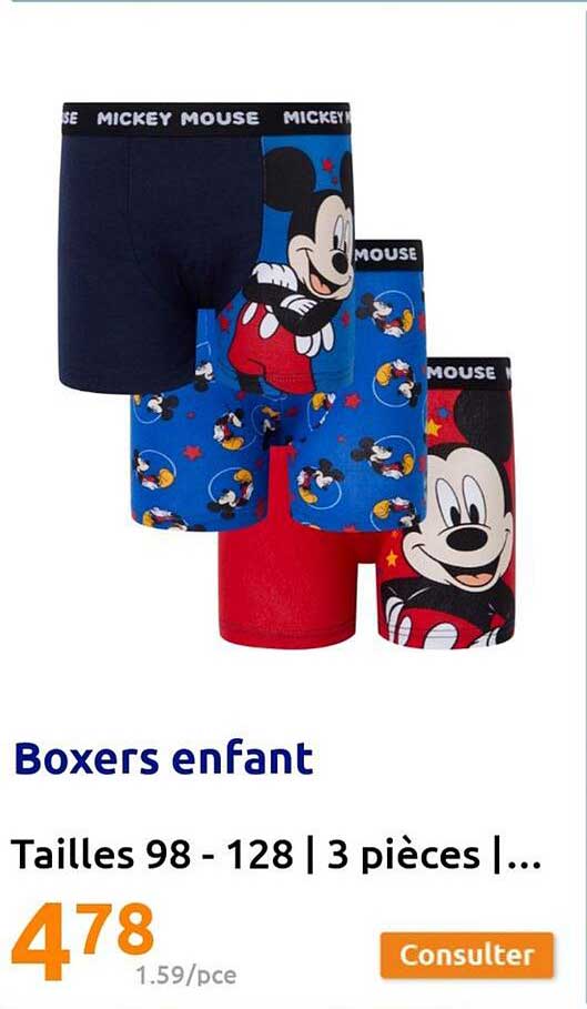 Boxers Enfant