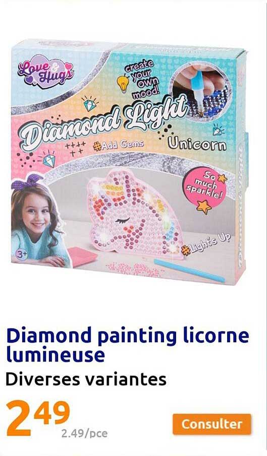 Diamond Painting Licorne Lumineuse
