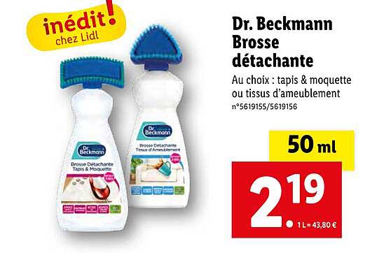 dr beckmann brosse détachante