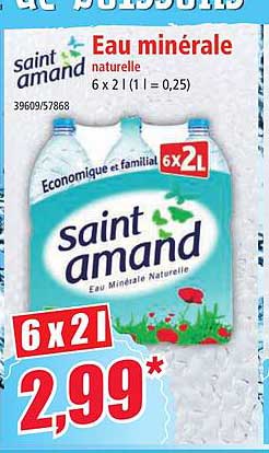 Eau Minérale Naturelle Saint Amand