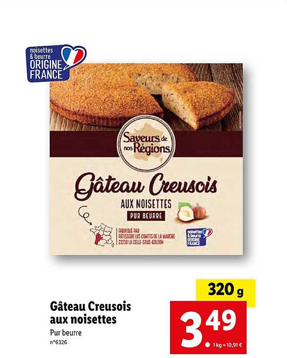 Gâteau Creusois Aux Noisettes Saveurs De Nos Régions
