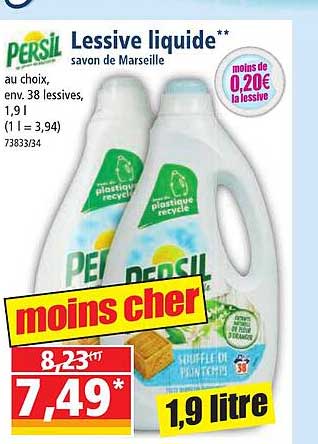 Lessive Liquide Savon De Marseille Persil