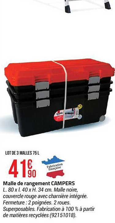 Malle De Rangement Campers