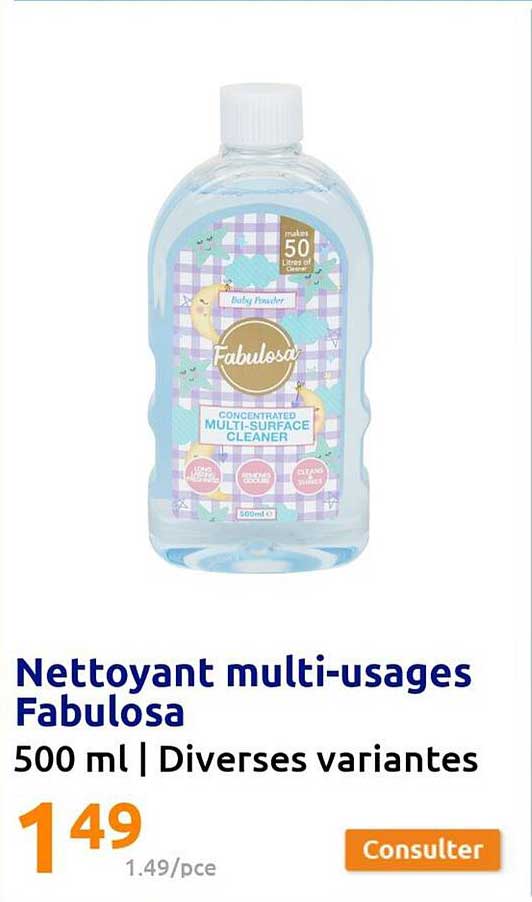 nettoyant multi-usages fabulosa