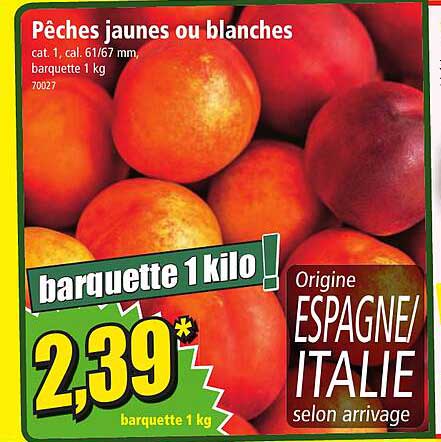 Pêches Jaunes Ou Blanches
