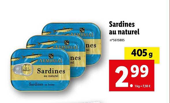 Sardines Au Naturel