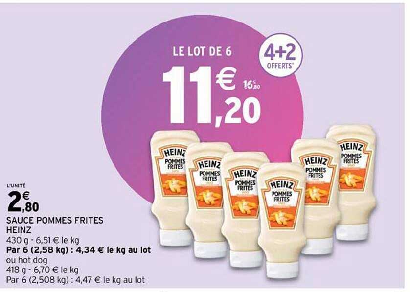 Sauce Pommes Frites Heinz