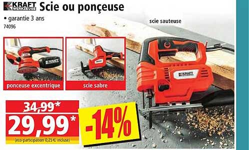 scie ou ponçeuse kraft werkzeuge