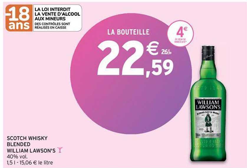 scotch whisky blended william lawson's