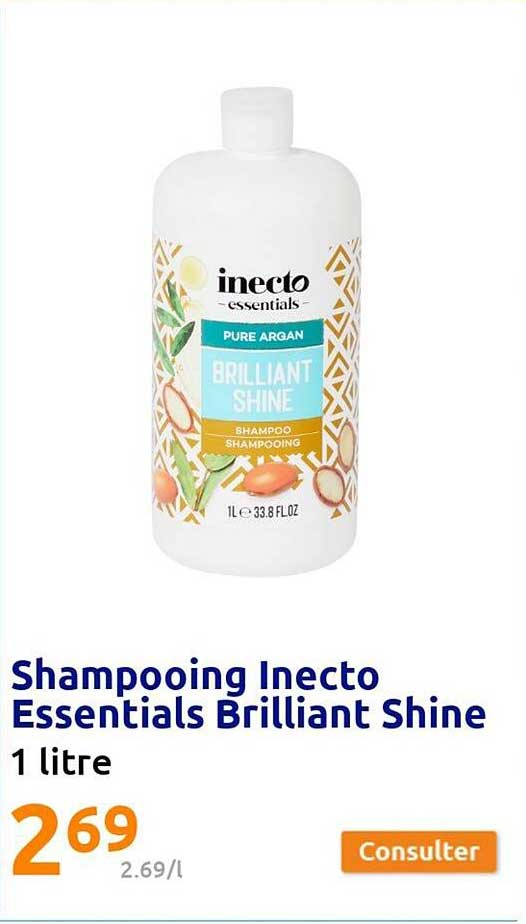 shampooing inecto essentials brilliant shine