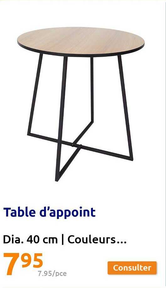 Table D'appoint