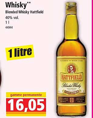 Whisky Blended Whisky Hattfield