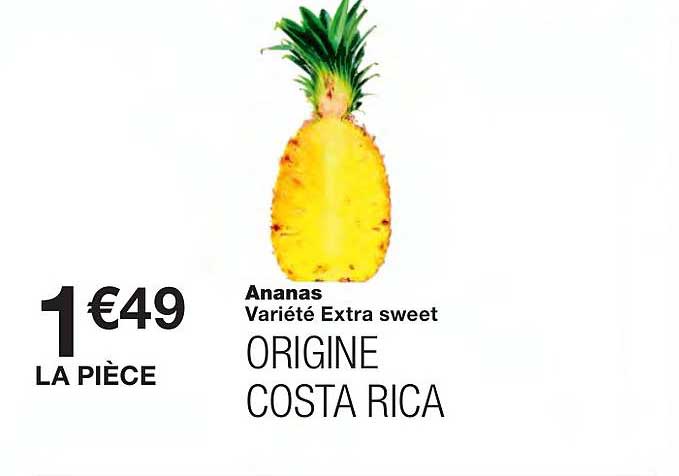 ananas variété extra sweet