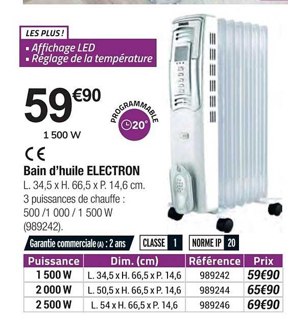 Bain D'huile Electron