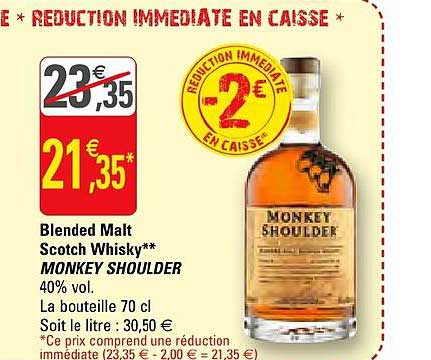 Blended Malt Scotch Whisky Monkey Shoulder