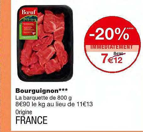 bourguignon -2% immédiatement
