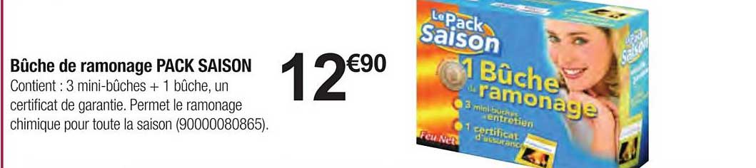 Bûche De Ramonage Pack Saison