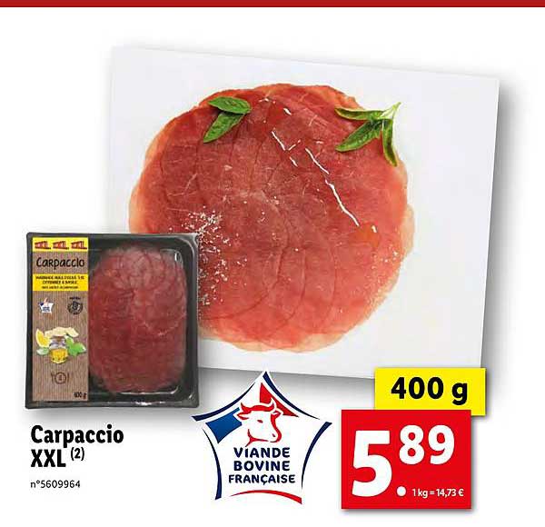Carpaccio Xxl