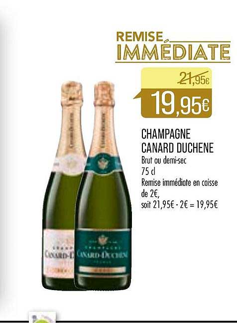 champagne canard duchene remise immédiate