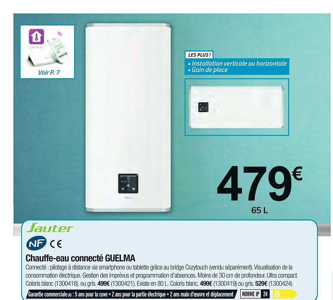 chauffe eau connecté guelma nf sauter