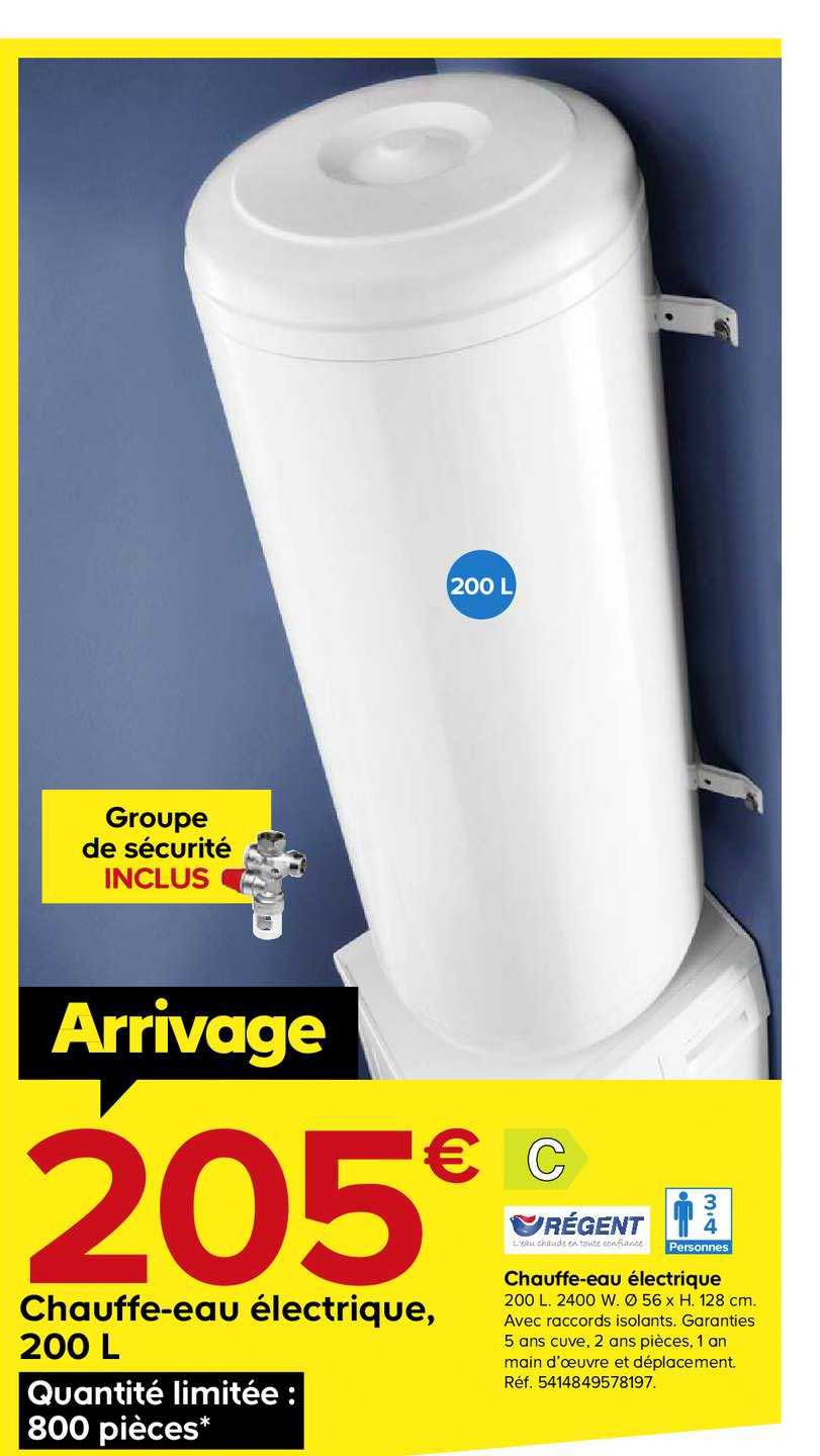 chauffe eau électrique régent