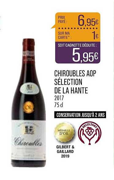 Chiroubles En Sélection De La Hante