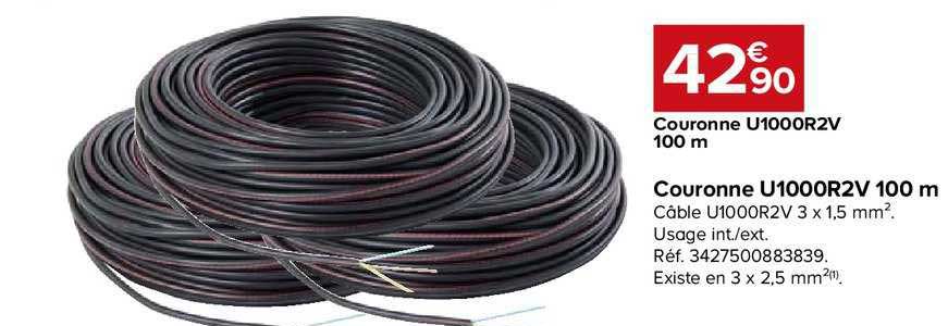 couronne u1000r2v 100m