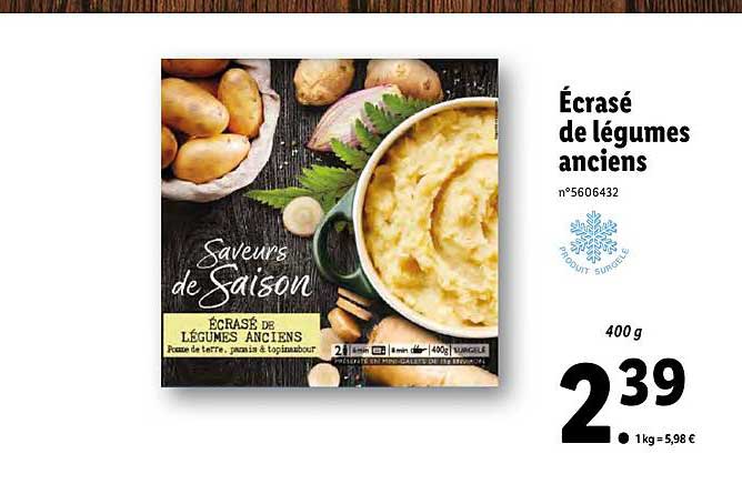 écrasé De Légumes Anciens