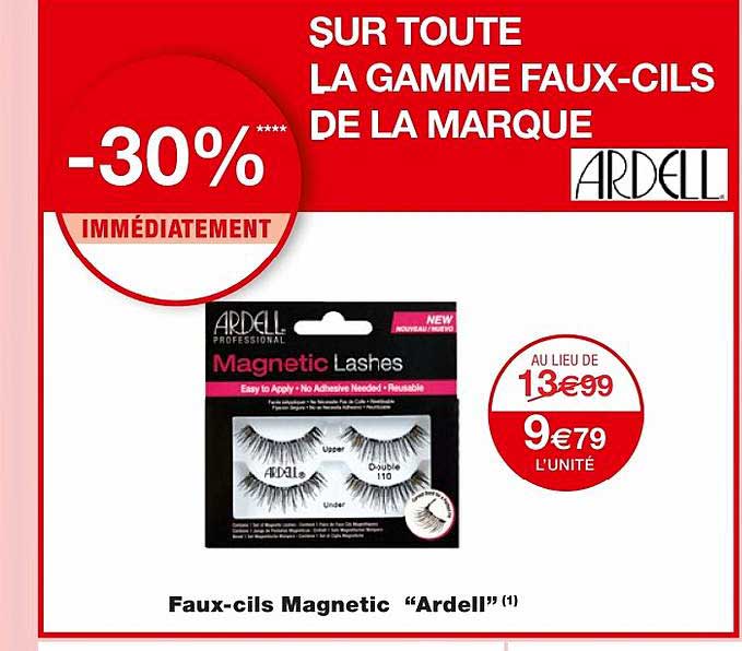 faux cils magnetic "ardell" -30% immédiatement