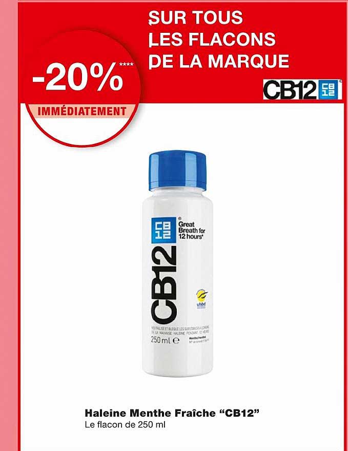 haleine menthe fraîche "cb12" -20% immédiatement