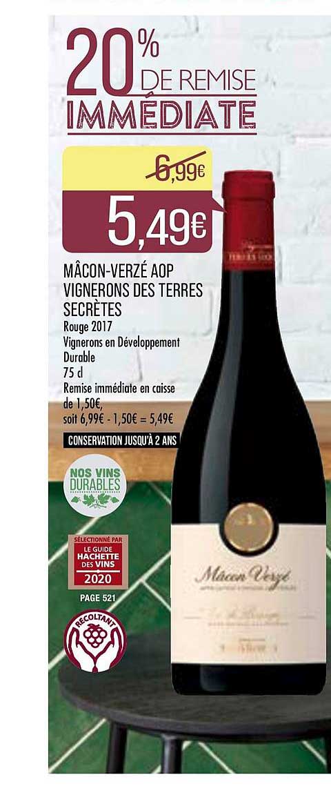 mâcon verzé aop vignerons des terres secrètes