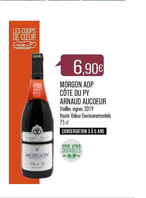 morgon aop côte du py arnaud aucoeur