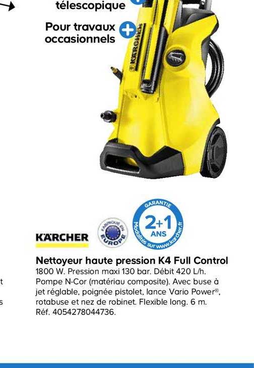 nettoyeur haute pression k4 full control