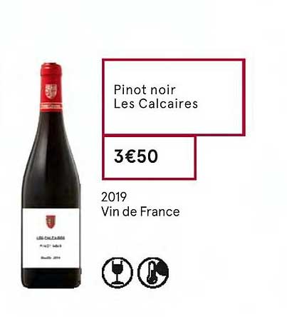 pinot noir les calcaires