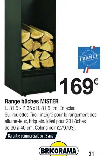 range bûches mister